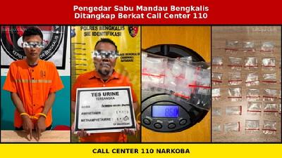 Laporan Call Center 110 Berbuah Penangkapan, Satresnarkoba Polres Bengkalis Bongkar Peredaran Sabu di Mandau