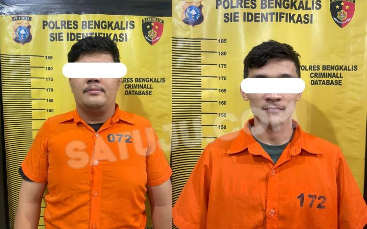 Pengembangan Kasus, Polres Bengkalis Amankan Kakak Beradik Pengguna Narkoba