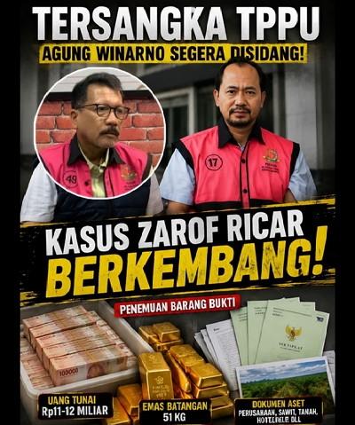 Jejak Aset Zarof Ricar Menyeret Agung Winarno ke Pengadilan