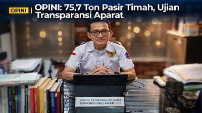 OPINI: 75,7 Ton Pasir Timah, Ujian Transparansi Aparat