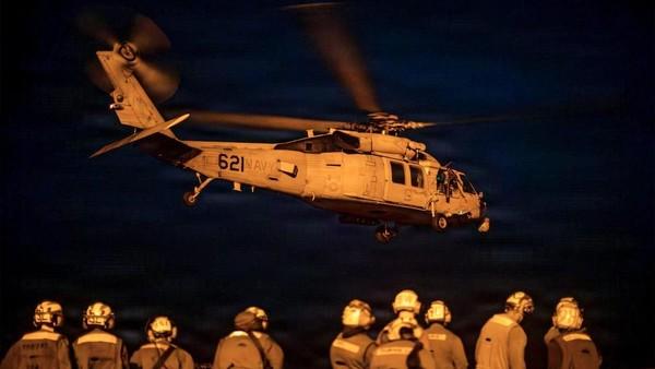 Helikopter MH-60R Seahawk AS Hilang di Laut Merah, Sempat Laporkan Situasi Darurat