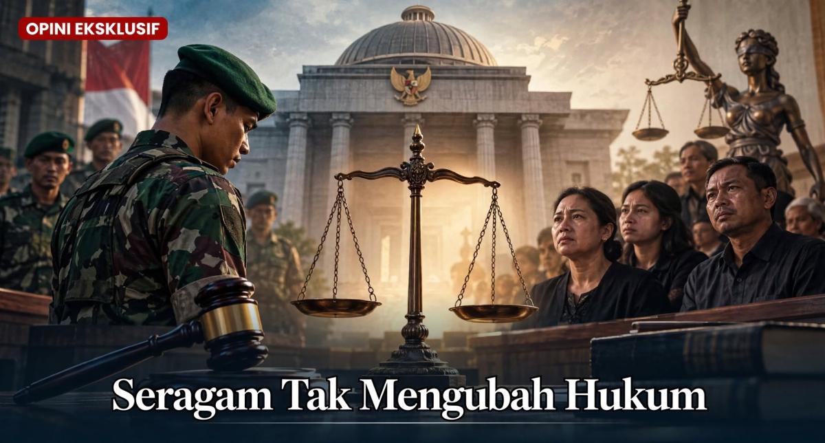 Seragam Tak Mengubah Hukum