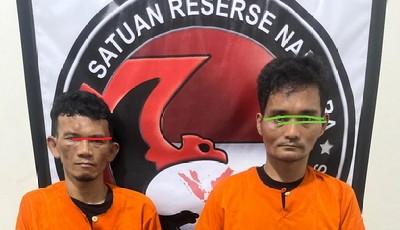 Satresnarkoba Bengkalis Berhasil Amankan Dua Pelaku Peredaran Sabu, Hasil Tes Urine Tersangka Positif