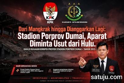 Dari Mangkrak hingga Dianggarkan Lagi: Stadion Porprov Dumai, Aparat Diminta Usut dari Hulu