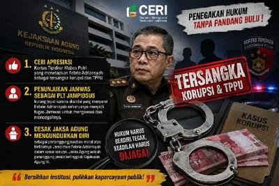 "CERI Soroti Kasus Febrie Adriansyah, Desak Jaksa Agung Mundur Secara Moral"