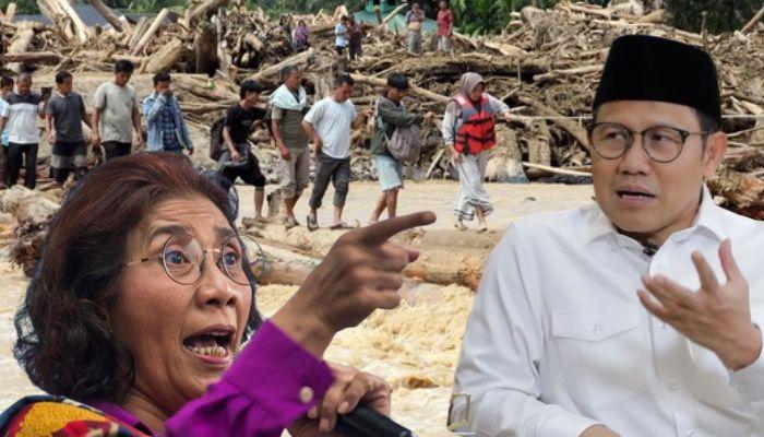 Susi Pudjiastuti Akan Menandai Janji Cak Imin Soal Pembenahan Kebijakan Lingkungan Usai Banjir di Sumatera