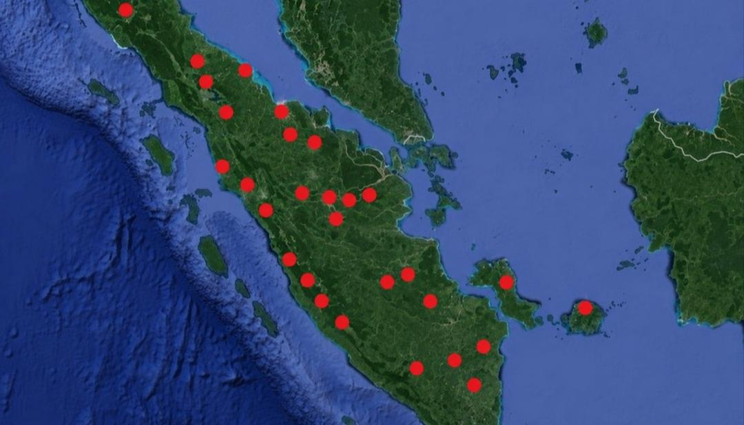 2.945 Hotspot Terdeteksi di Sumatera, Sumsel Terbanyak dan Pelalawan Jadi Titik Rawan di Riau