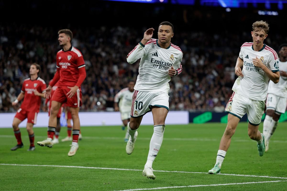 Real Madrid Hajar Sevilla 4-1, Mbappe Cetak Dua Gol dan Tempel Atletico Madrid