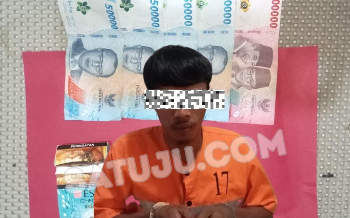 Undercover Buy Berhasil, Polsek Pinggir Ringkus Pengedar Sabu di Titian Antui