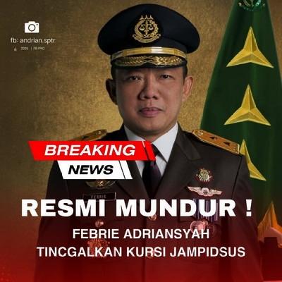 Febrie Adriansyah Mundur dari Jampidsus, Kejagung Sebut Demi Jaga Integritas Penegakan Hukum