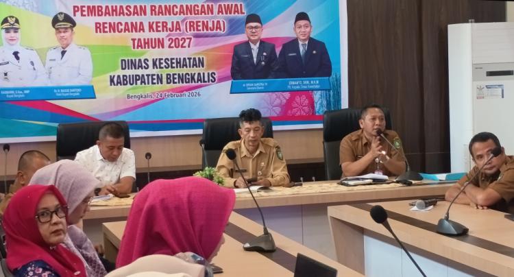 Renja 2027 Disiapkan, Dinkes Bengkalis Perkuat Layanan Promotif hingga Rehabilitatif