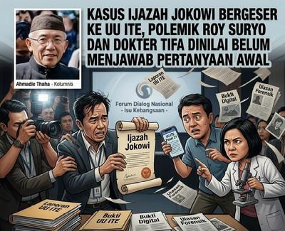 Kasus Ijazah Jokowi Bergeser ke UU ITE, Polemik Roy Suryo dan Dokter Tifa Dinilai Belum Menjawab Pertanyaan Awal