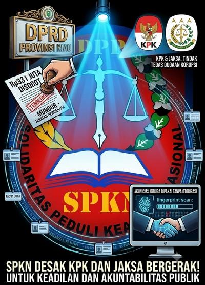 Bendahara Mundur, Akun CMS Diduga Dipakai, Rp331 Juta Disorot: SPKN Desak KPK dan Jaksa Bergerak