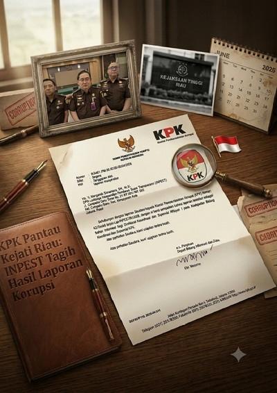 KPK Pantau Kejati Riau, INPEST Tagih Hasil Laporan Dugaan Korupsi