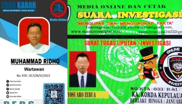 Ngaku Kabiro dan Wartawan, Komplotan Diduga Peras Warga Kepulauan Nias hingga Puluhan Juta Rupiah