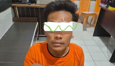 Polsek Bukit Batu Tangkap Pria Bawa Sabu di Sungai Pakning