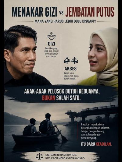 Prioritas Pembangunan Indonesia Diperdebatkan, Infrastruktur atau Makan Bergizi Gratis?