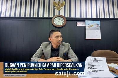 Dugaan Penipuan di Kampar: Mengapa Laporan Aditya Berujung Dumas?