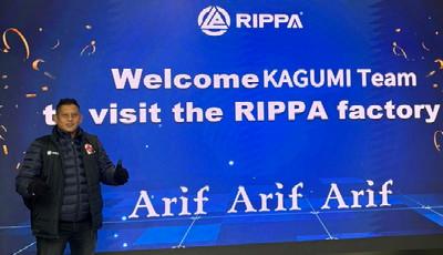 Rapat Kerja Akhir Tahun Dua Perusahaan Antar Negara, Fadli Direktur PT Kagumi Agro Teknologi Indonesia sampai di Cina