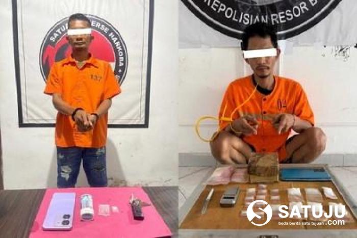 Polres Bengkalis Ringkus Dua Pengedar Sabu, Sita 25,72 Gram Narkotika dalam Dua Operasi
