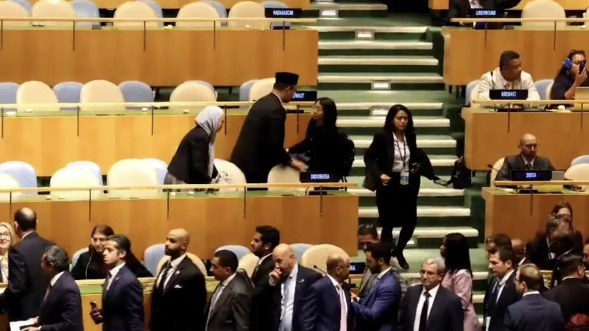 Delegasi Indonesia Walk Out Saat Netanyahu Berpidato di Sidang Umum PBB