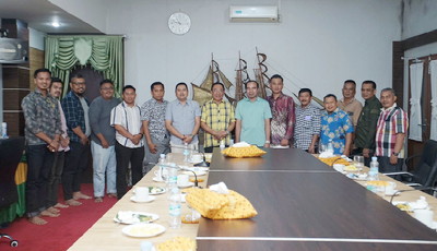 Ketua DPP IKA UNRI Wan Muhammad Hasyim Silaturahmi dengan Bupati Inhil