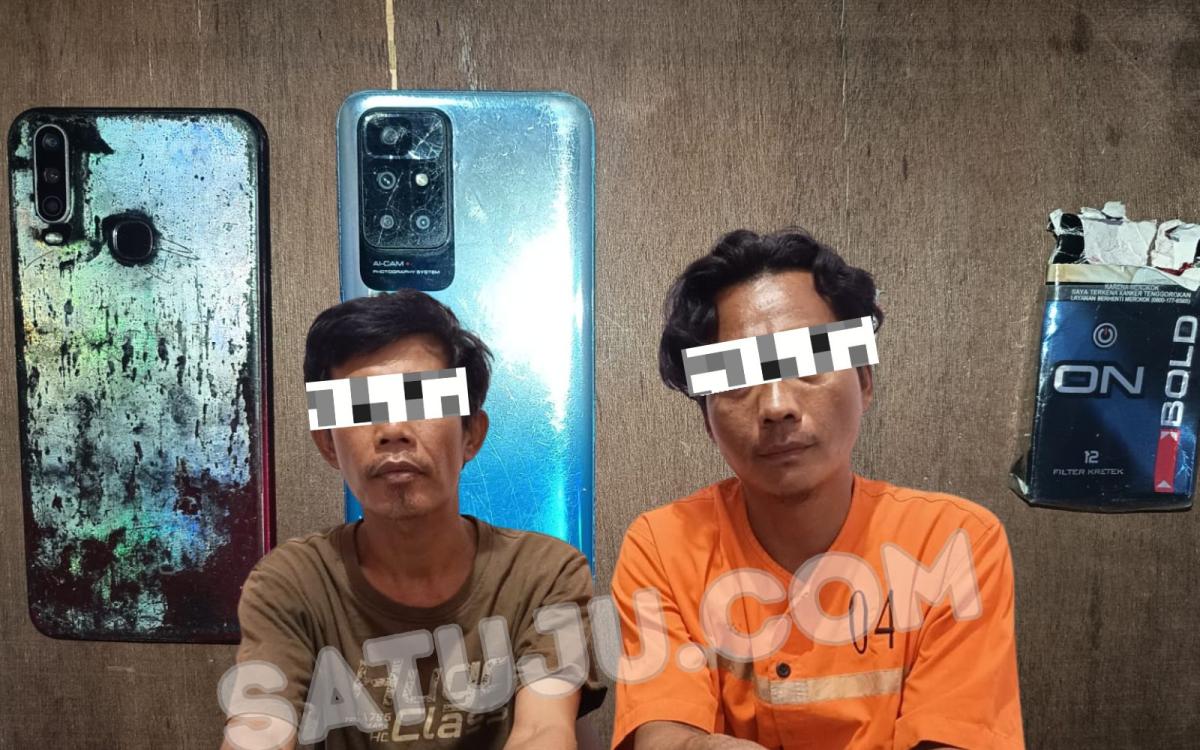 Satresnarkoba Polres Bengkalis Ringkus Dua Terduga Pengedar Sabu di Bathin Solapan