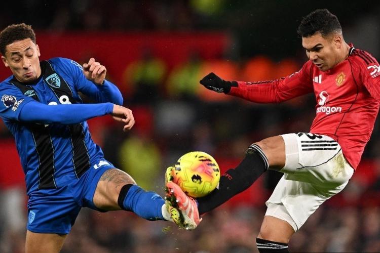 Hujan Gol di Old Trafford, MU Ditahan Imbang Bournemouth 4-4