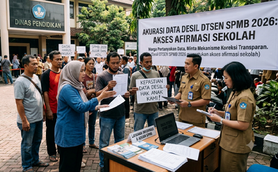Desil DTSEN Jadi Penentu Sekolah, Data Warga Dipertanyakan