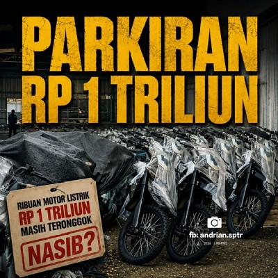 21.801 Motor Listrik MBG Senilai Rp1 Triliun Masih Menganggur di Gudang Bogor