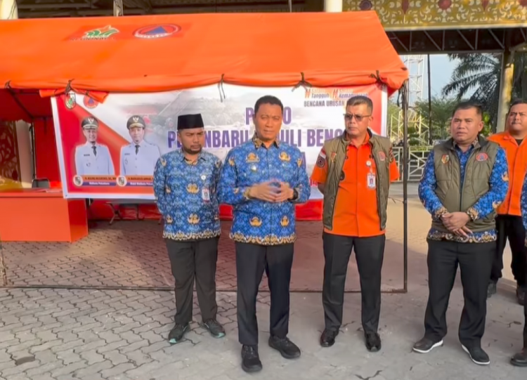 Posko Tanggap dan Peduli Bencana Sumatera Dibuka Pemko Pekanbaru di Purna MTQ