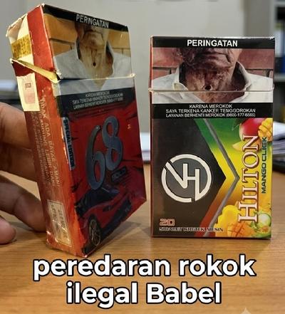 Rokok Ilegal Tetap Mengalir di Babel, Siapa Pemasoknya?