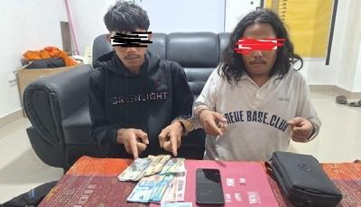 Polsek Mandau Tangkap Dua Pengguna Sabu, Bandar Masuk DPO