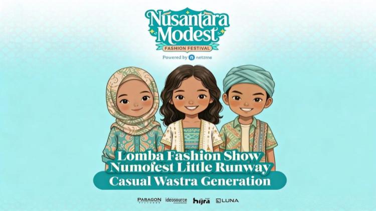 Roadshow 9 Kota Besar, Pendaftaran Lomba Fashion Show Numofest Little Runway Telah Dibuka