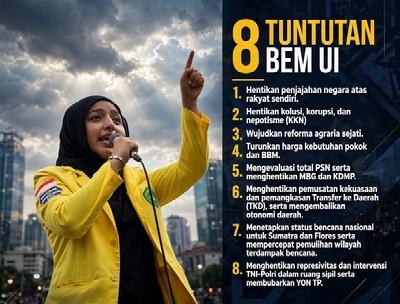 8 Tuntutan BEM UI: Sosok Perempuan Muda Bawa Aspirasi Mahasiswa untuk Rakyat Indonesia