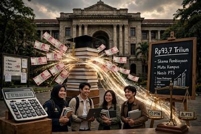 Kuliah Gratis dari Uang Korupsi: Rp93,7 Triliun, APBN Diuji