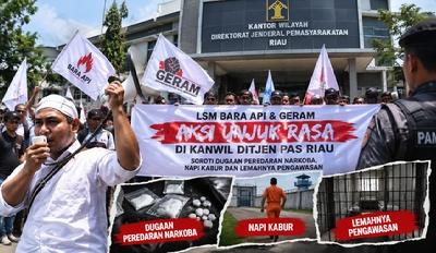 LSM Bara Api dan GERAM Siap Gelar Aksi, Desak Evaluasi Ditjen PAS Riau