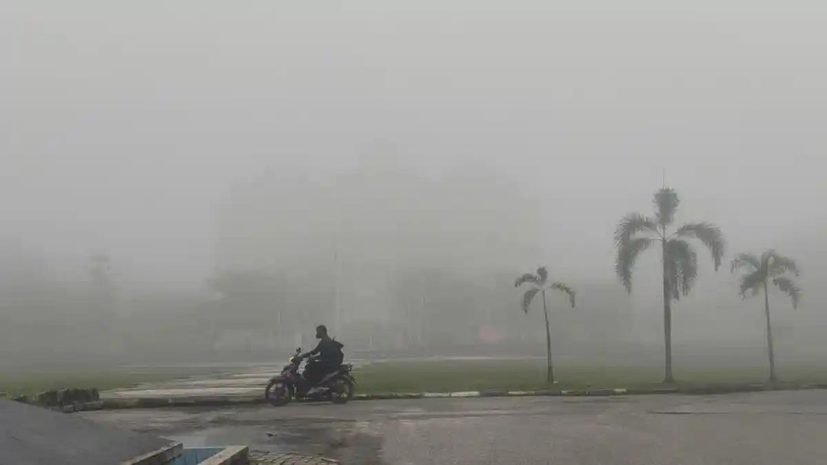 PM2.5 Pekanbaru Tembus 147 Mikrogram, BMKG Ingatkan Ancaman Kabut Asap Meski Hotspot Nihil