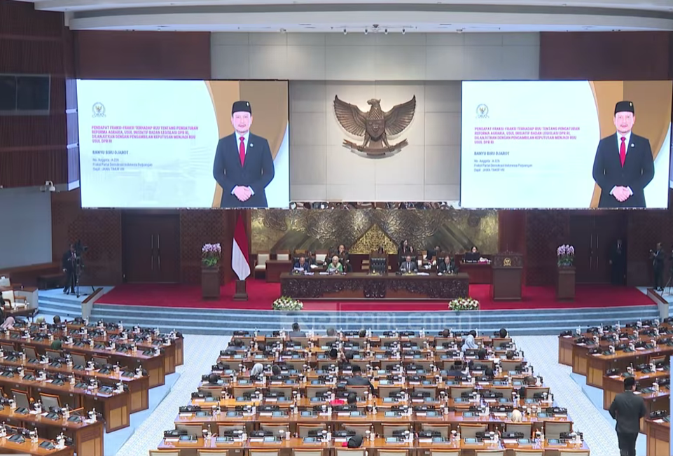 Setelah 22 Tahun Didorong, RUU Reforma Agraria Resmi Jadi Usul Inisiatif DPR