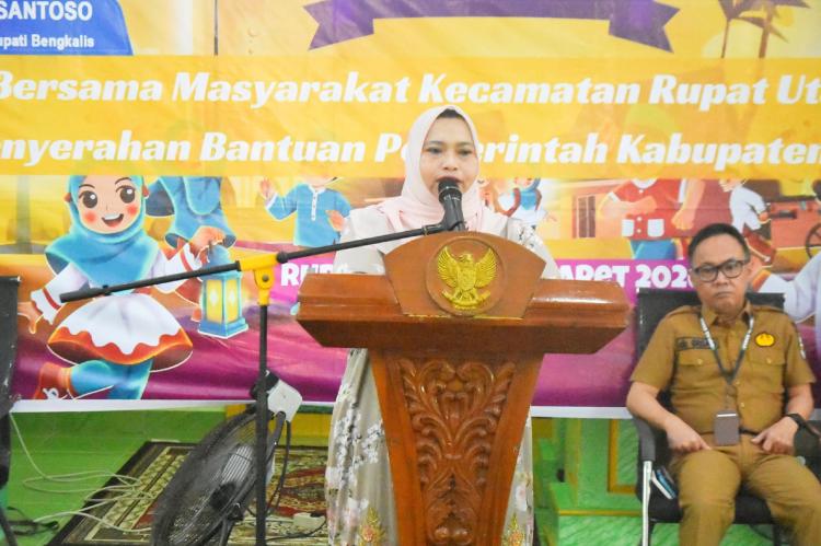 Safari Ramadhan di Teluk Rhu, Bupati Kasmarni Tegaskan Komitmen Bangun Rupat Utara