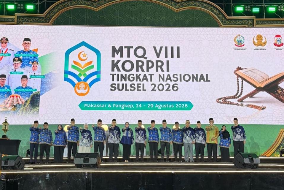 Kafilah KORPRI Riau Raih Peringkat 8 Nasional MTQ VIII KORPRI 2026