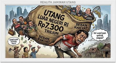 Breaking! Beban Utang Luar Negeri RI Tembus Rp7.300 Triliun, Akankah Jadi Beban di Era Prabowo?