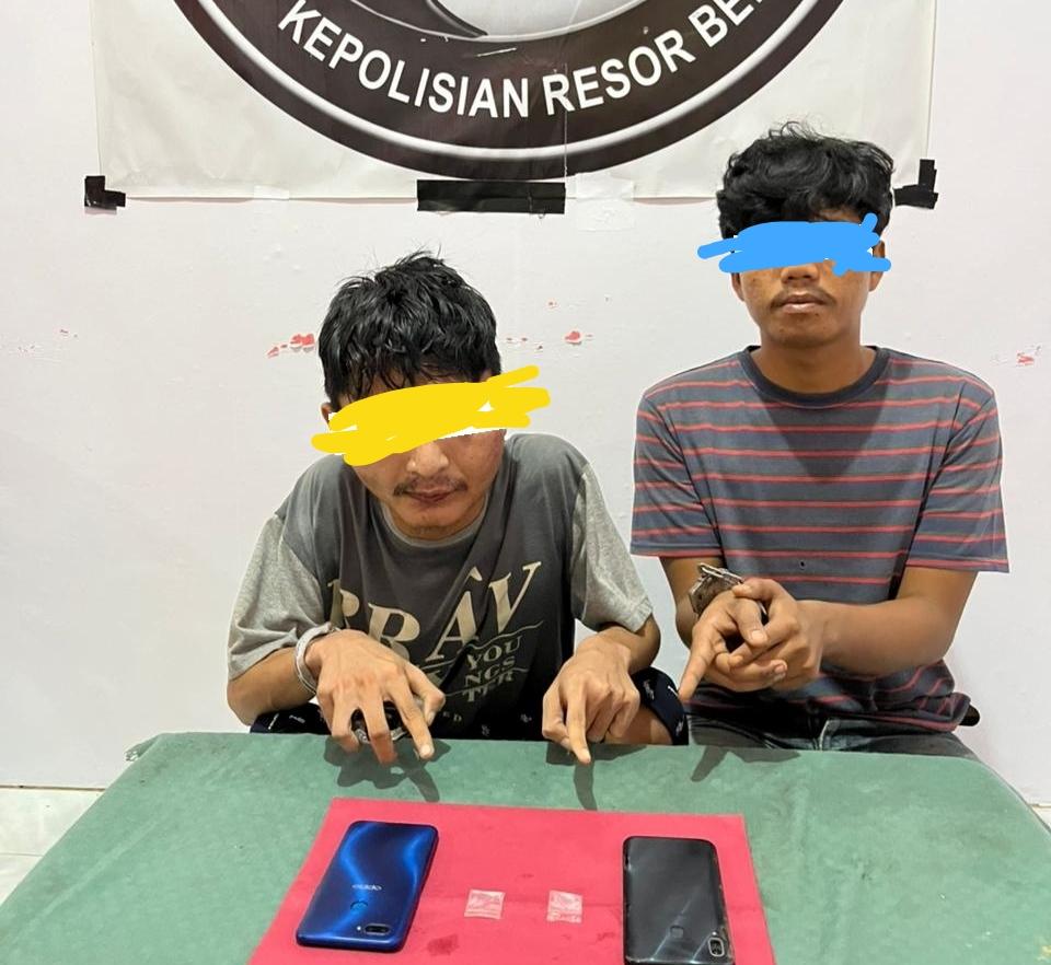 Satresnarkoba Polres Bengkalis Tangkap Dua Pengedar Sabu di Mandau