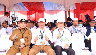 Hari Desa Asri Nusantara Dihadiri Capres RI, IPN Ikut Hadir Beserta Kepala OPD di Pelalawan