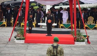 HUT TNI ke-81 di Pekanbaru, Kepercayaan Rakyat Jadi Amanah