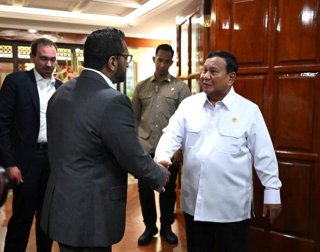 Prabowo Terima Direktur FBI di Kertanegara, Artefak Budaya Indonesia yang Diselundupkan Dipulangkan