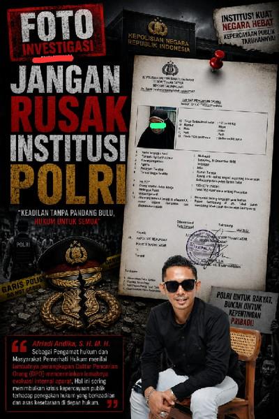 DPO Polres Tanah Datar Belum Tertangkap, Publik Soroti Kinerja Penegakan Hukum