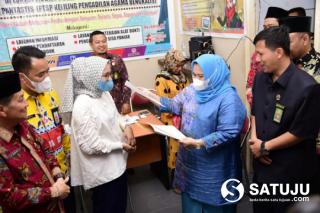 Bupati Bengkalis Kasmarni Buka Sosialisasi Isbat Nikah Terpadu