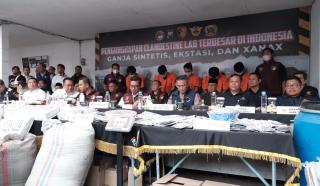 Lab Narkoba Terbesar dan Tercanggih Se-Indonesia Dibongkar Bea Cukai