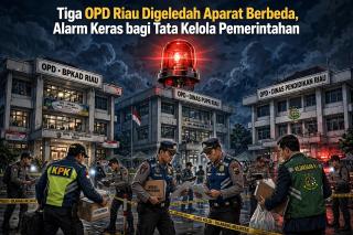 Tiga OPD Riau Digeledah Aparat Berbeda, Alarm Keras bagi Tata Kelola Pemerintahan